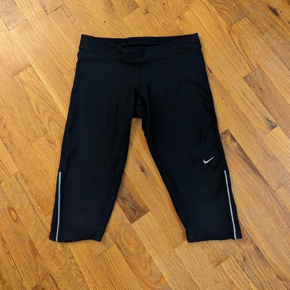Nike Pro Dri Fit Compression Tights Capri Women's Small - Picture 1 of 3